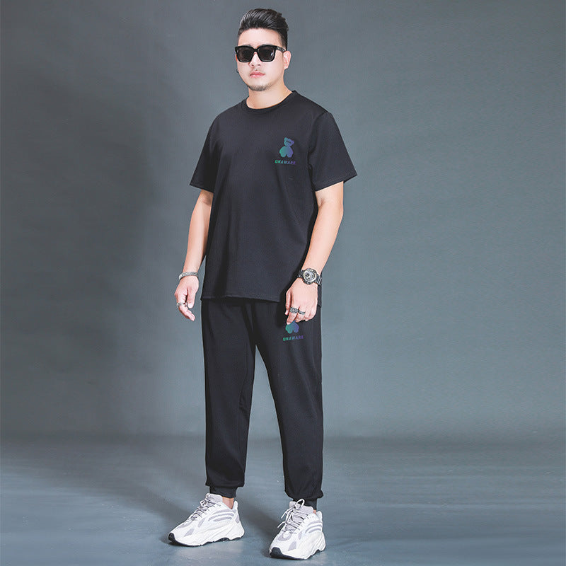 Men's Oversized T-Shirt & Trousers Set