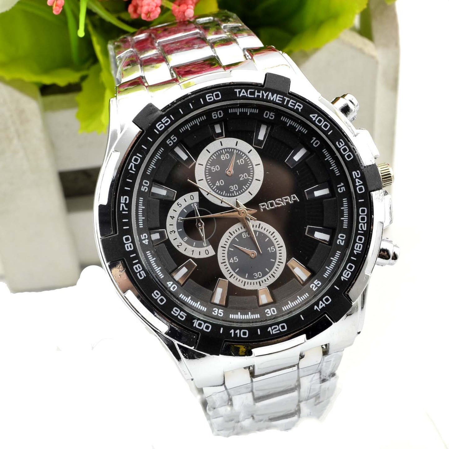 Original Men’s Stainless Steel Quartz Watch – Luminous Calendar Sports Watch