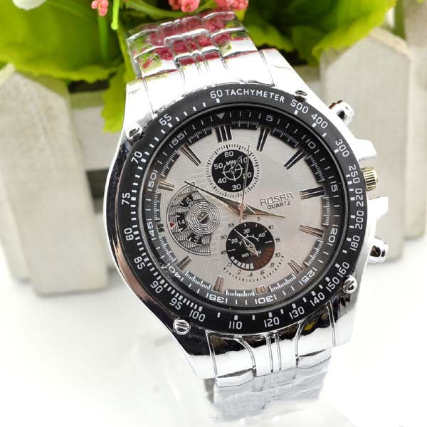 Original Men’s Stainless Steel Quartz Watch – Luminous Calendar Sports Watch