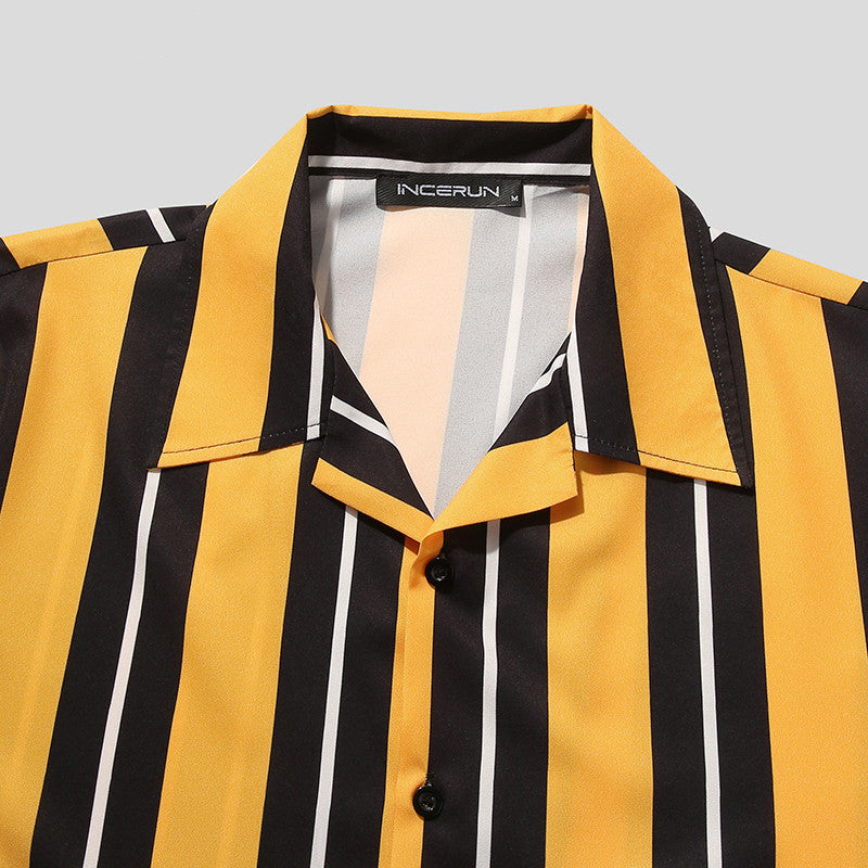 Mens Summer Streetwear Casual