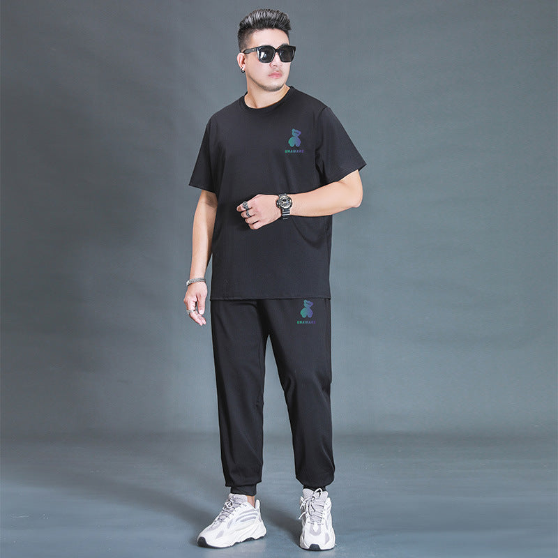 Men's Oversized T-Shirt & Trousers Set