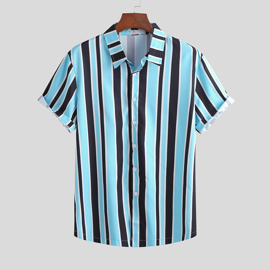 Men’s Striped Casual Shirt
