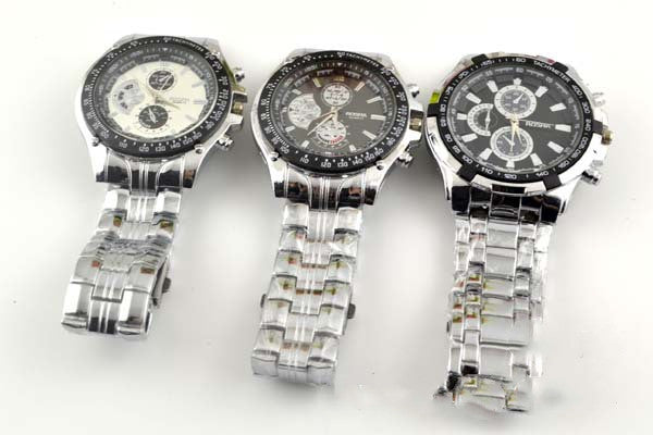 Original Men’s Stainless Steel Quartz Watch – Luminous Calendar Sports Watch