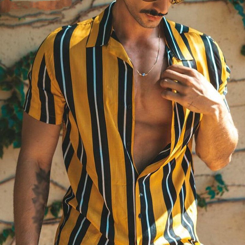 Mens Summer Streetwear Casual