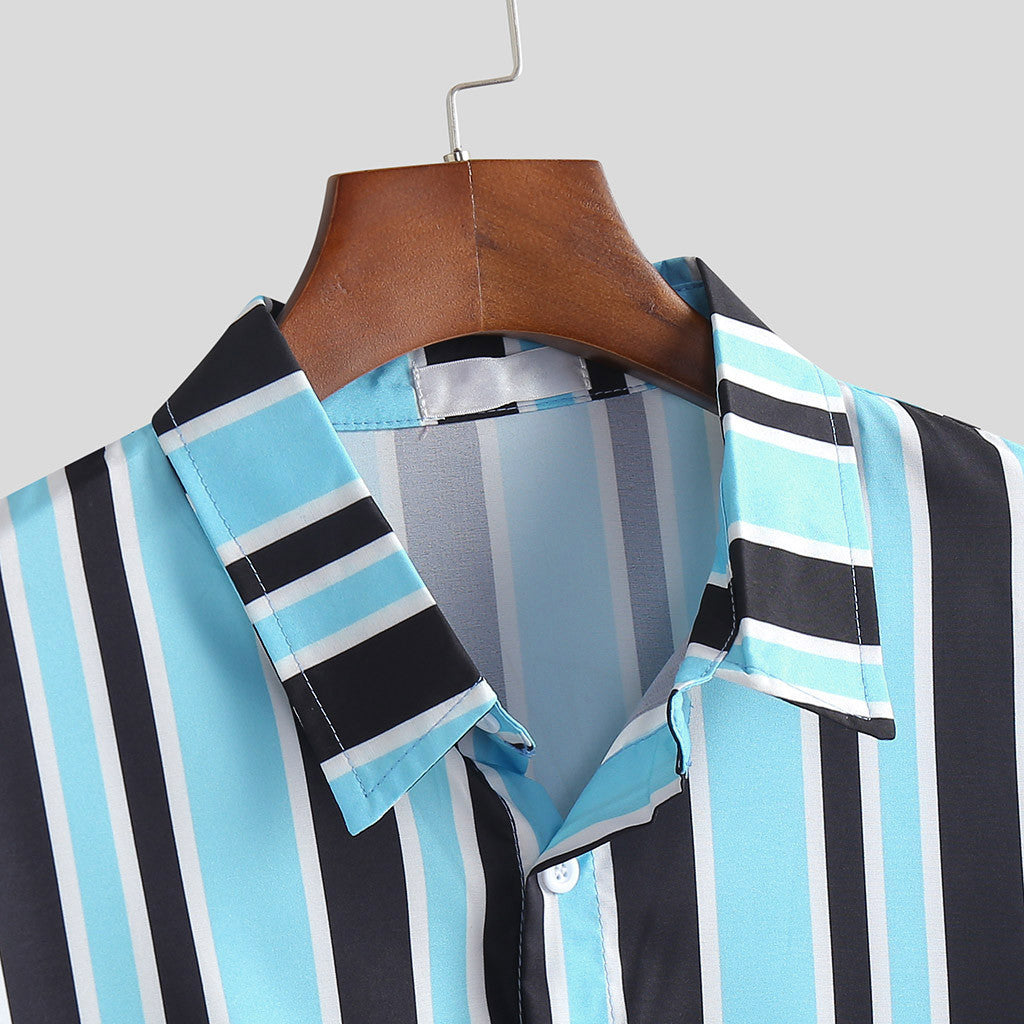 Men’s Striped Casual Shirt