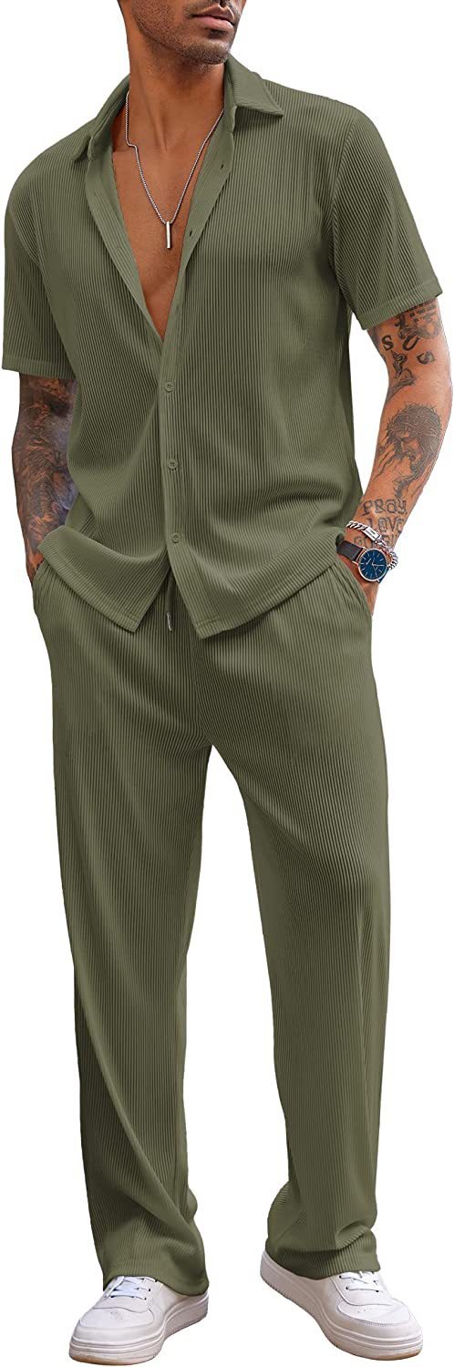 Short-sleeved Trousers Loose Leisure Suit