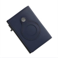 Leather blue