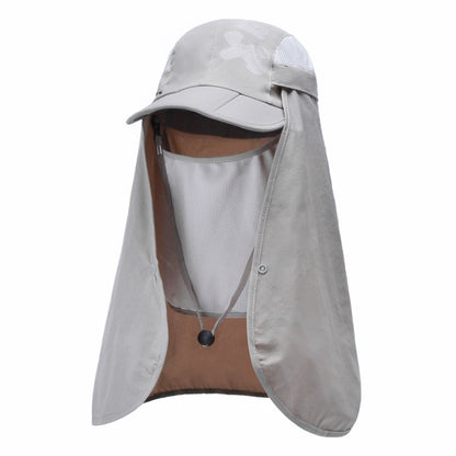 Quick-Drying Hat Climbing Cap Summer Folding Baseball Cap