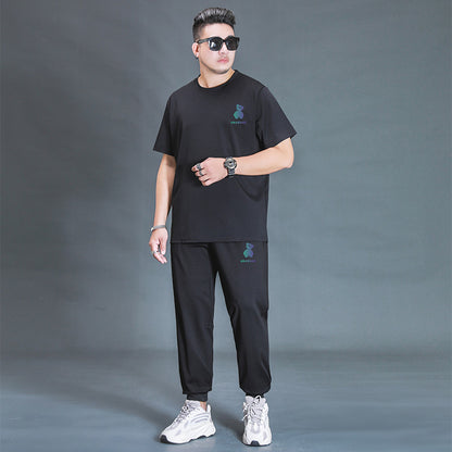 Men's Oversized T-Shirt & Trousers Set