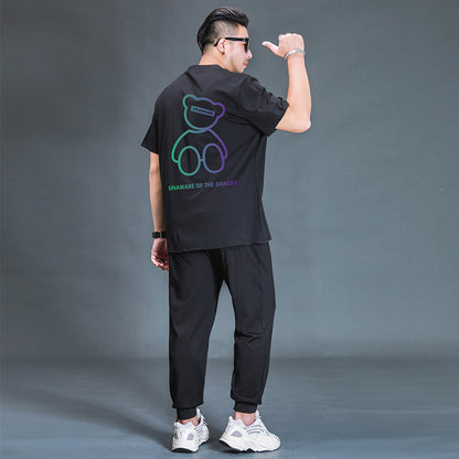 Men's Oversized T-Shirt & Trousers Set