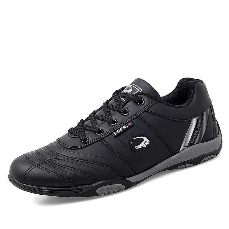 AE Manzoren Classic Leather Sneakers – Stylish Comfort for Men