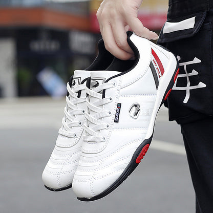 AE Manzoren Classic Leather Sneakers – Stylish Comfort for Men
