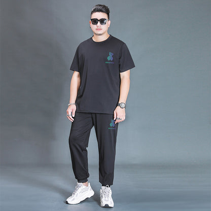 Men's Oversized T-Shirt & Trousers Set