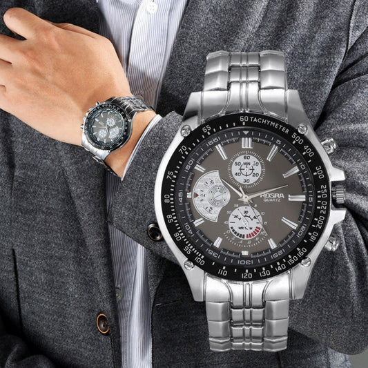 Original Men’s Stainless Steel Quartz Watch – Luminous Calendar Sports Watch