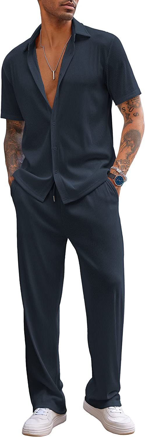 Short-sleeved Trousers Loose Leisure Suit